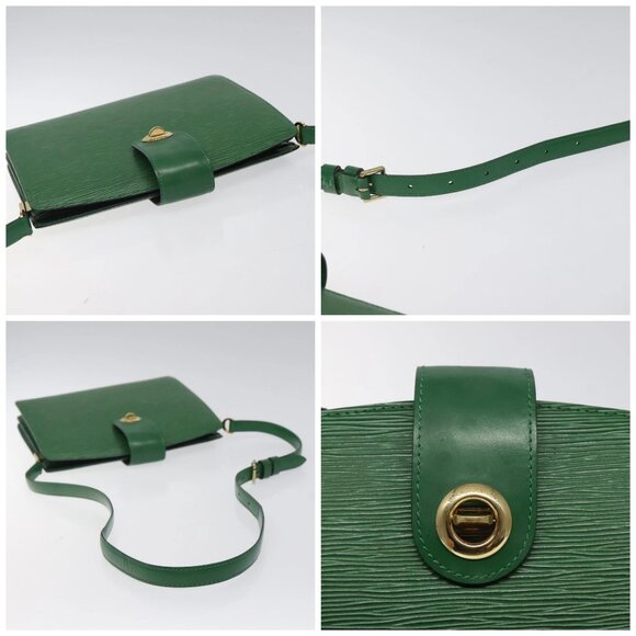 LOUIS VUITTON Epi Capuchin Shoulder Bag Green M52344 LV Auth BA1897 - Picture 16 of 16